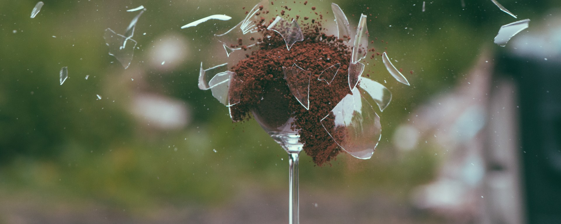 Broken Explosion Glass