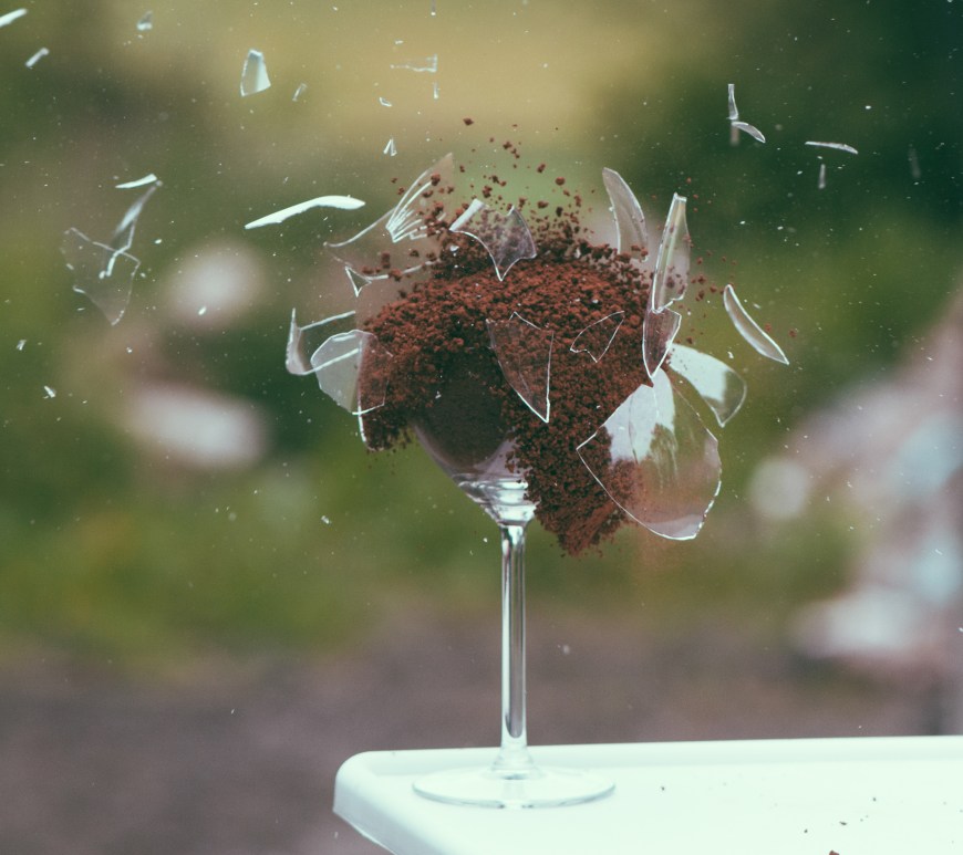 Broken Explosion Glass